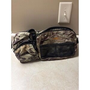 Fieldline Camo Large Belt Bag Multi Section And Pockets Adjustable Waist